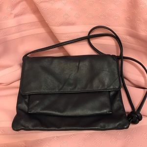 Small black leather Purse
